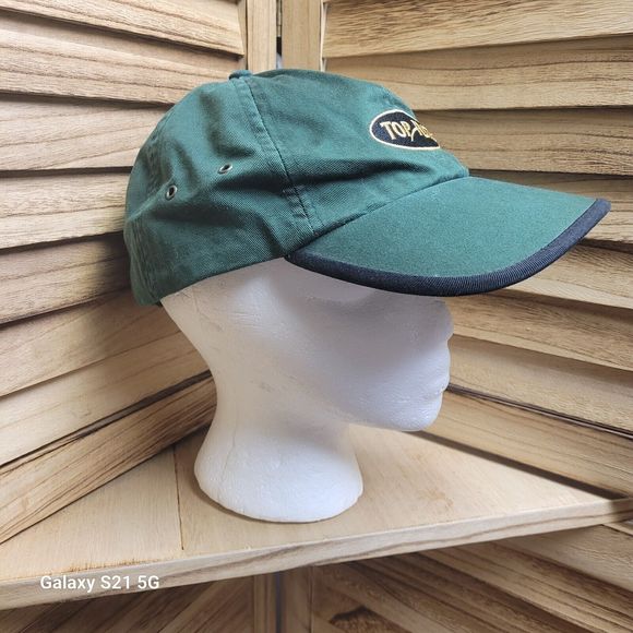 Top Flite Hat Cap strap back adjustable golf cap green embroidered - Picture 2 of 12